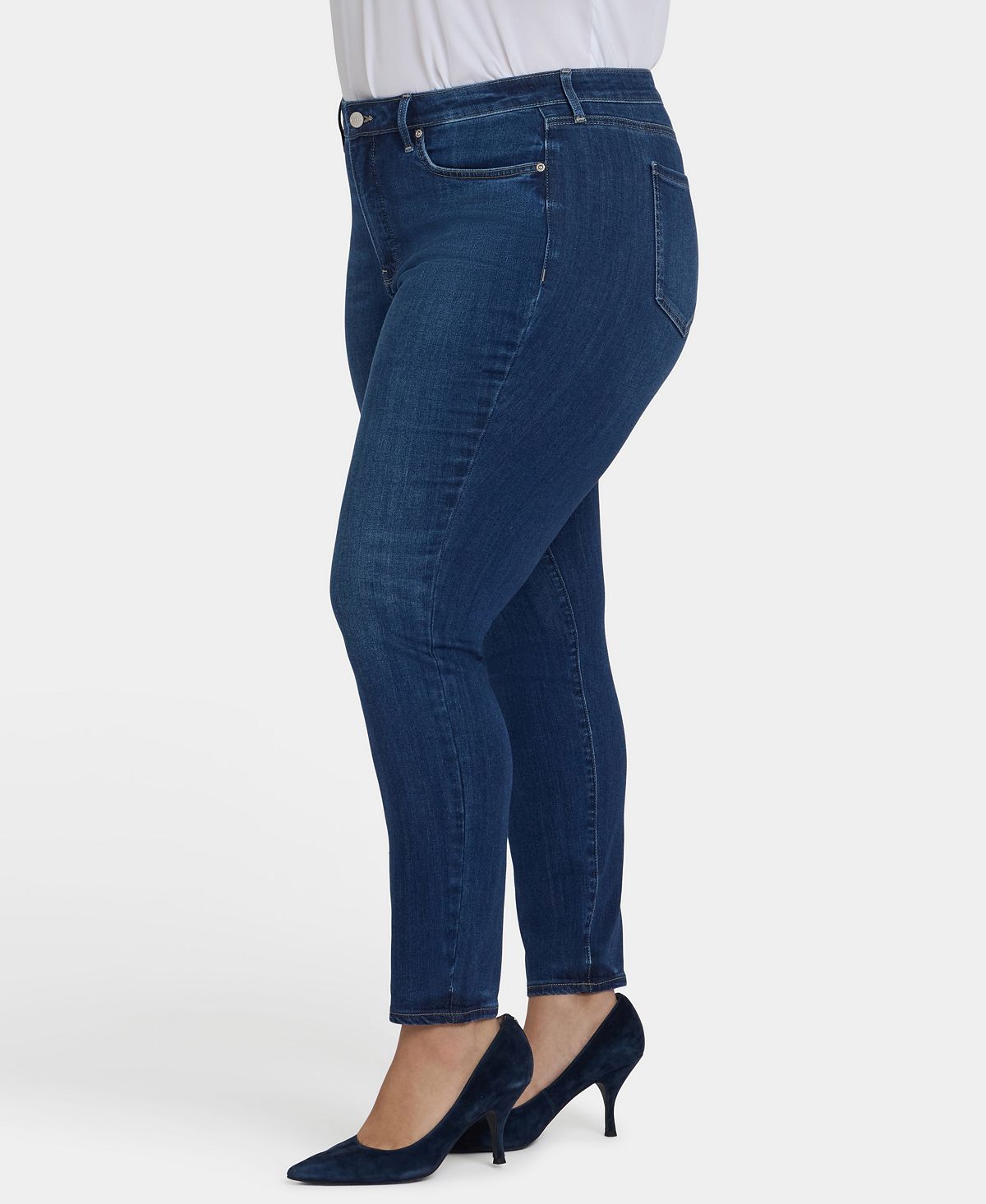NYDJ Plus Size Ami Skinny Jeans view 3 — MAYCSS fashion products