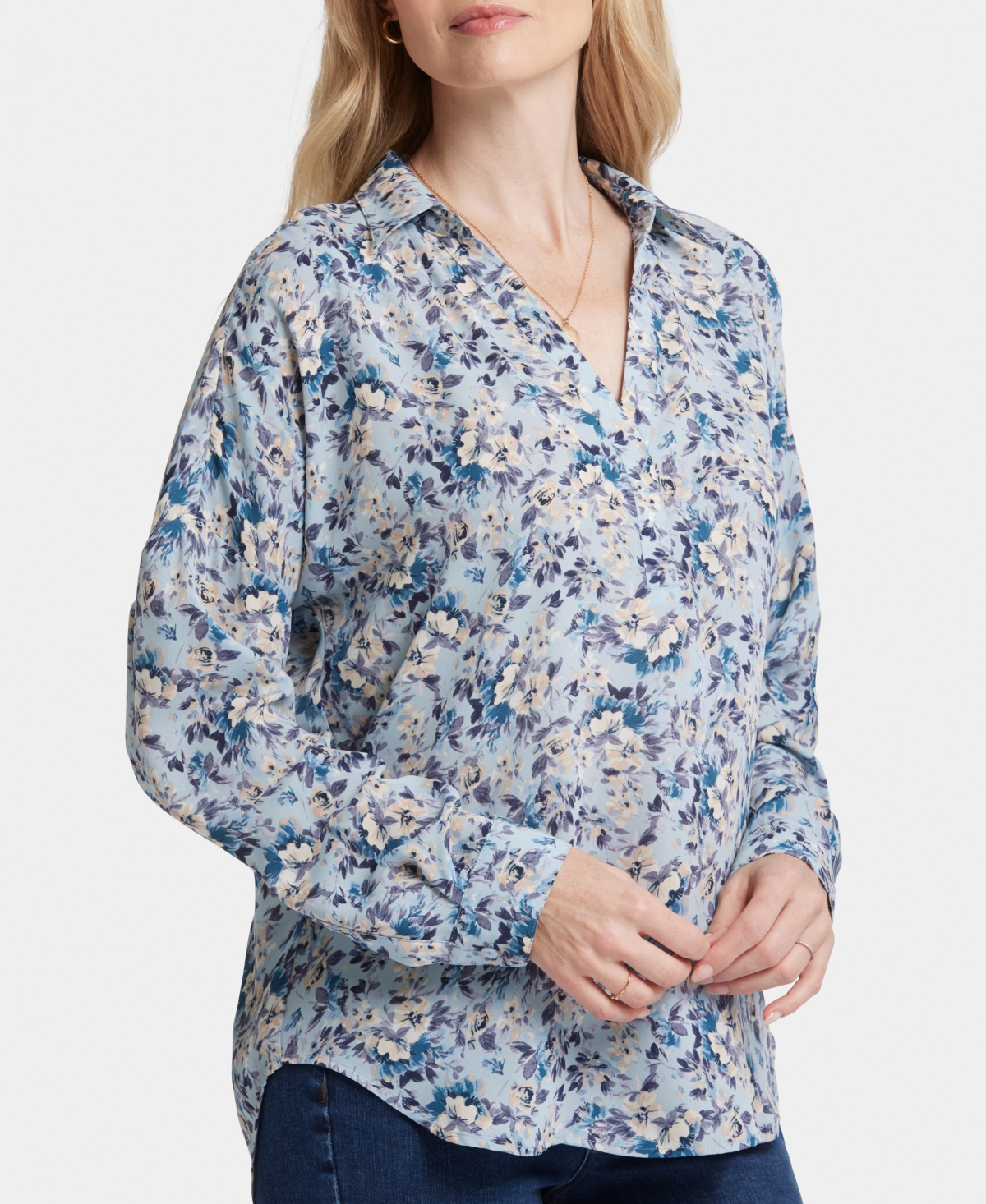 Nydj Women's Long Sleeve Becky Top