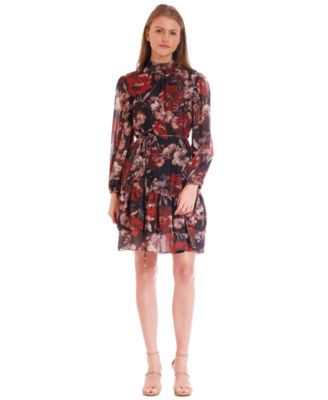 julia jordan - Women's Long-Sleeve Short Dress