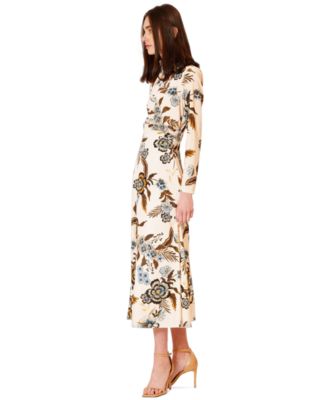 Women's Long-Sleeve Midi Dress