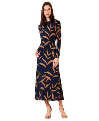 julia jordan - Women's Printed Long-Sleeve Dress