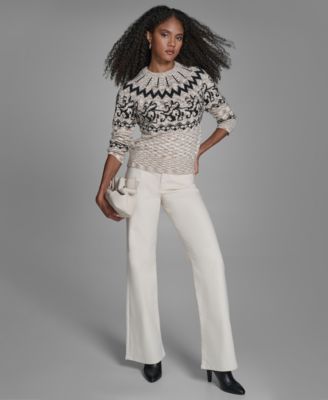 Women's Wide Leg Mid-Rise Jeans