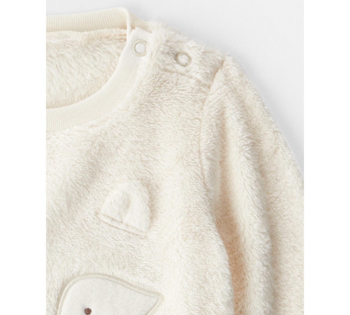 Carter's Baby Girls Long-sleeve Snug Fit Jumpsuit In White