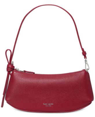 Loop Small Pebbled Leather Pochette Bag