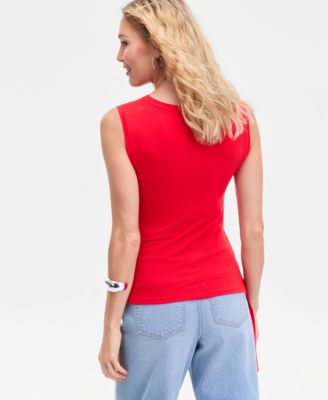 Women's Luxe Layering Side-Ruffle Tank, Macy's Exclusive