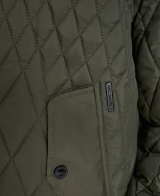 Men's Diamond Quilted Bomber Jacket