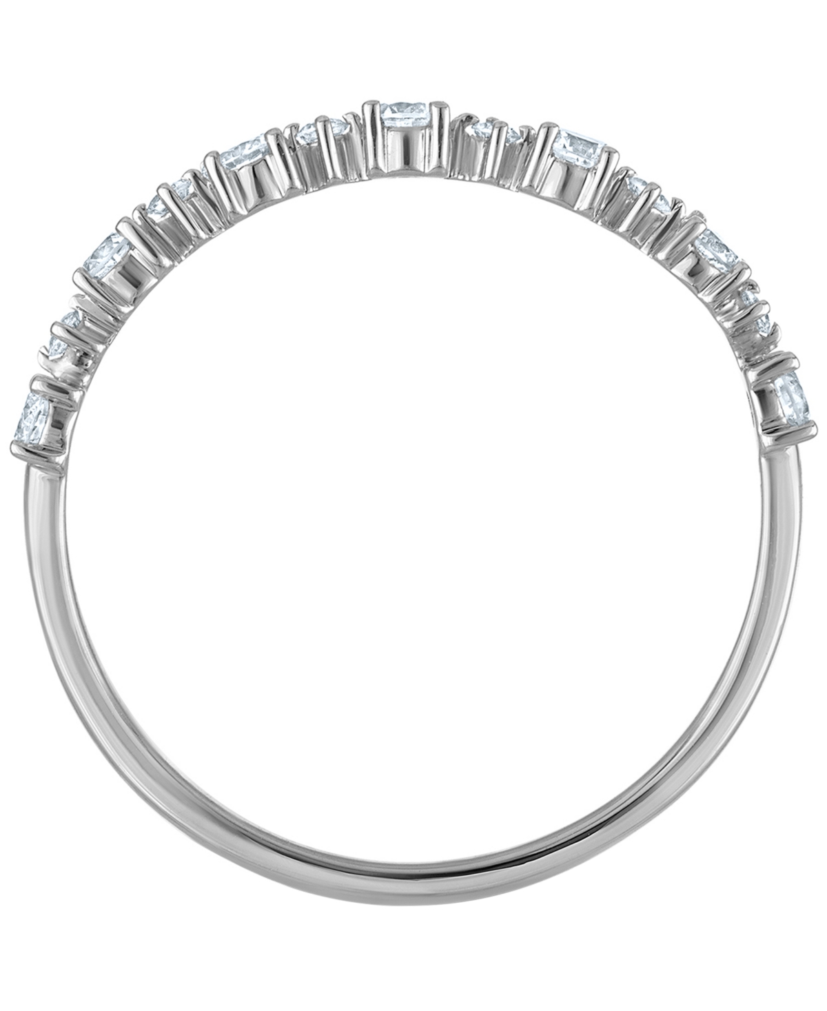 Macy's Diamond Ring (1/3 Ct. T.w.) In 14k White Gold In Gold