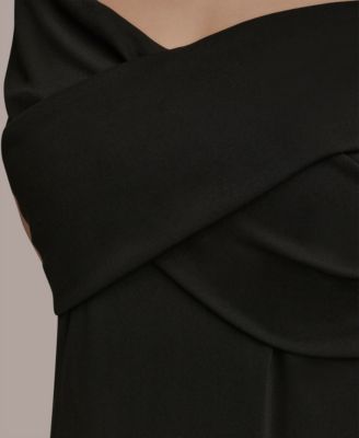 Women's New York Plus Size V-Neck A-Line Dress