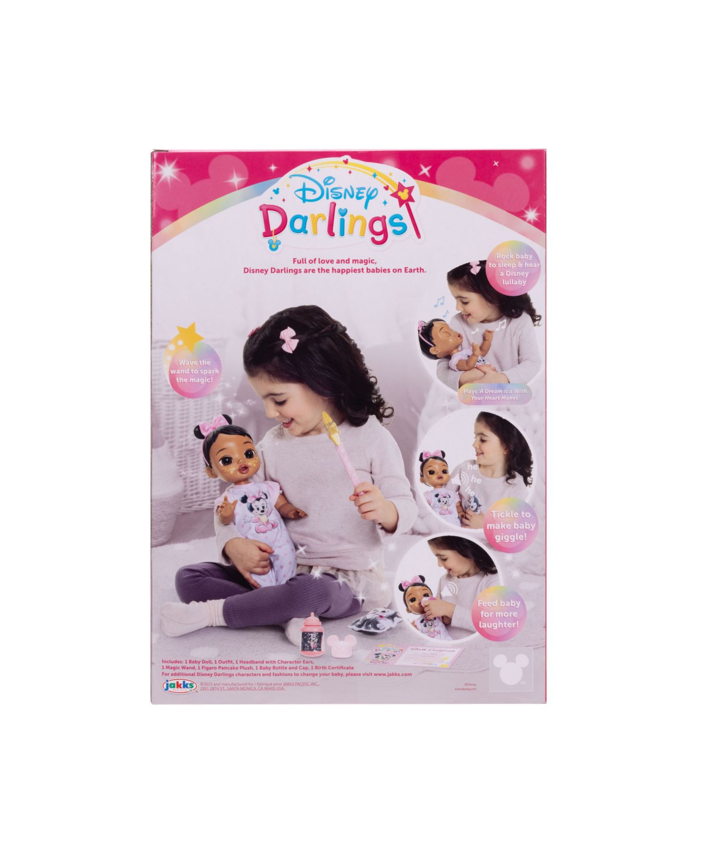 Детская кукла Disney Darlings Deluxe Minnie Light Brown Hair, Brown Eyes Feature Doll — фото 11