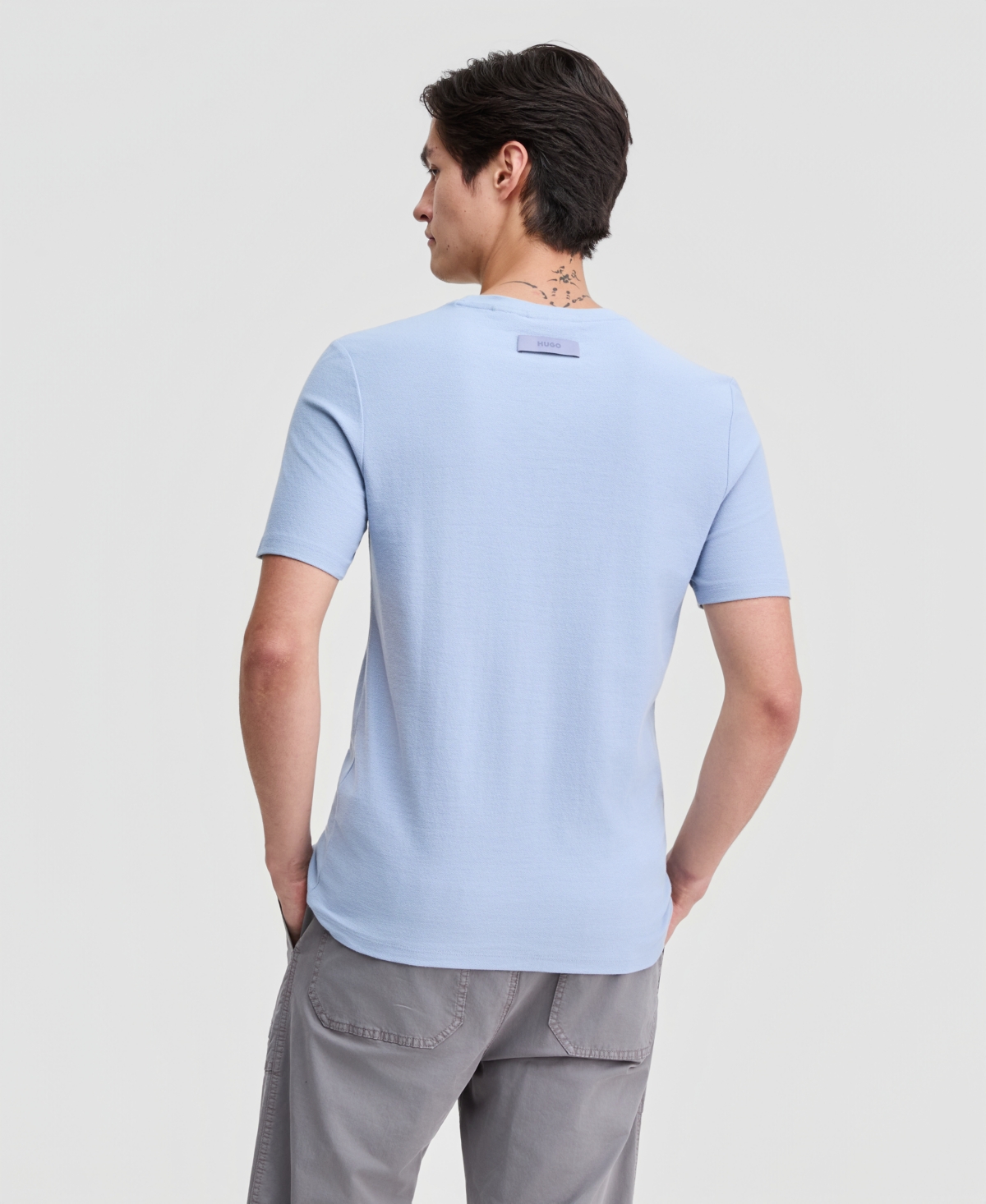 Hugo Boss Men's Dimersteso Cotton Crewneck T-Shirt
