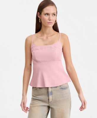 Women's Double Layered Peplum Camisole, Macy's Exclusive