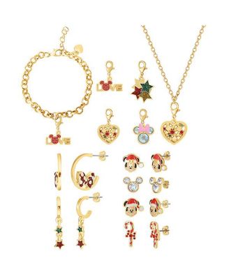 Mickey and Minnie Mouse Love & Friendship Advent Charm Jewelry Set