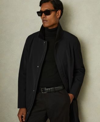 Men's Hybrid Removable Funnel Neck Overcoat