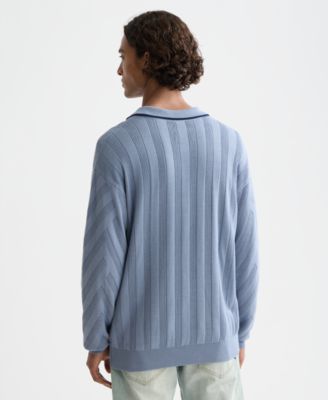Men's Structure Long-Sleeve Sweater