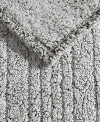 Lookout Mountain Tipped Print Sherpa Heated Blanket, Full