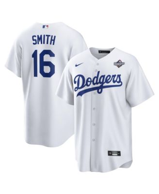 Nike - Men's Will Smith White Los Angeles Dodgers 2025 World Series Home Replica Player Jersey