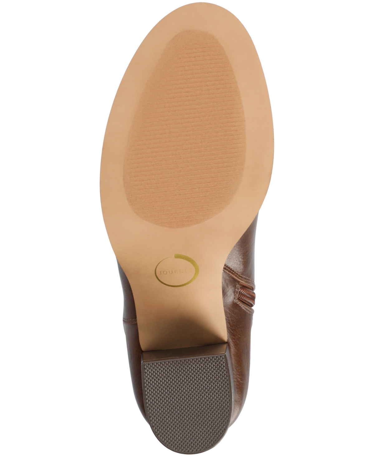 Journee Collection Avalonn Block Heel Boot In Brown