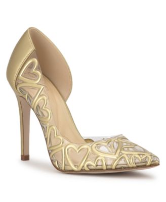 Jessica Simpson - Women's Palvin Vinyl Heart Pumps
