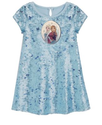 Disney - Girls 2T-6X Frozen Sequin Dress