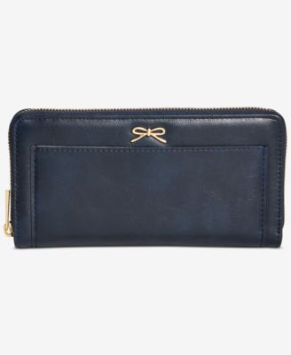 On 34th - Angii Solid Zip-Around Wallet
