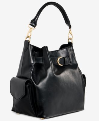 Ansleyy Glazed Bucket Bag, Exclusively at Macy's 