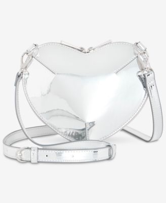 Barrii Metallic Shell Mini Heart Crossbody, Exclusively at Macy's 