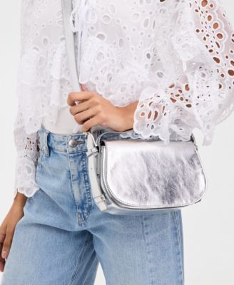 Jaqqy Metallic Small Crossbody Bag, Exclusively at Macy's
