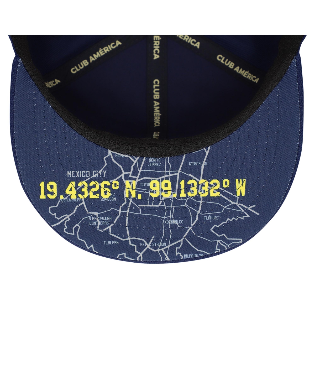 Fan Ink Men's And Women's Navy Club America Locale Snapback Hat In Blue
