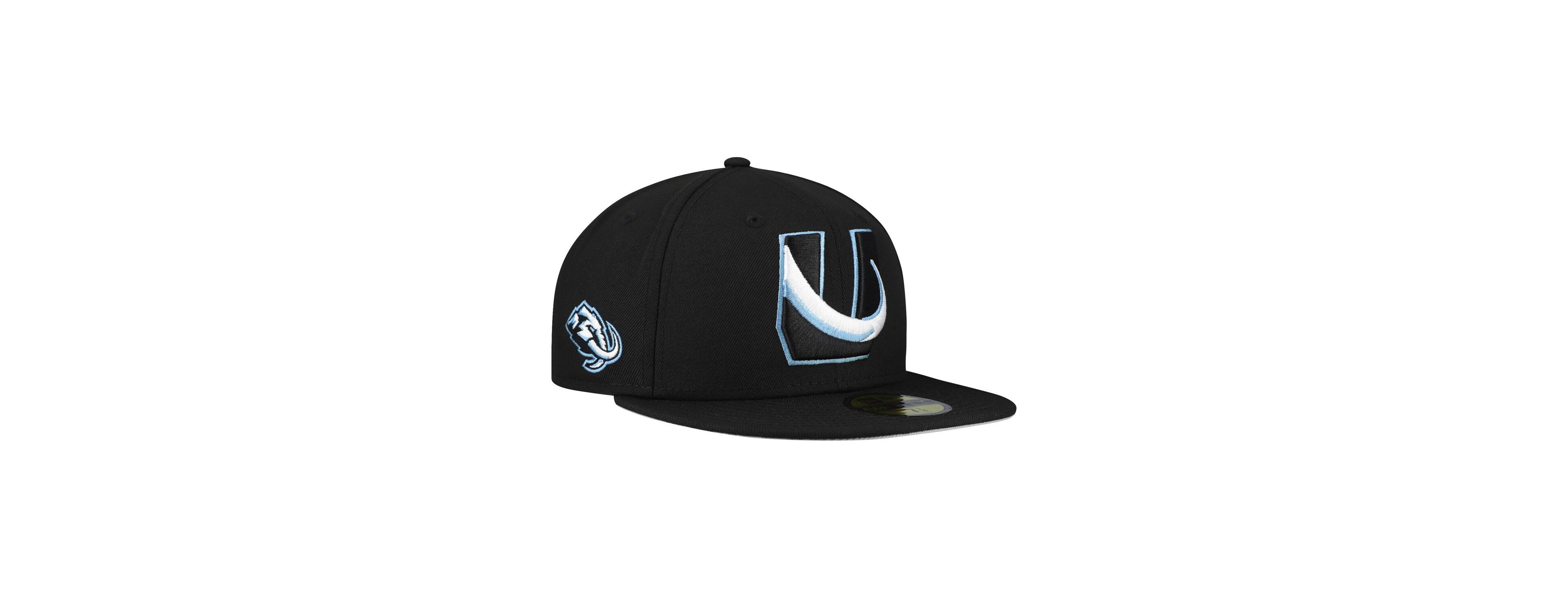 New Era Men's Black Utah Mammoth Team Secondary 59FIFTY Fitted Hat