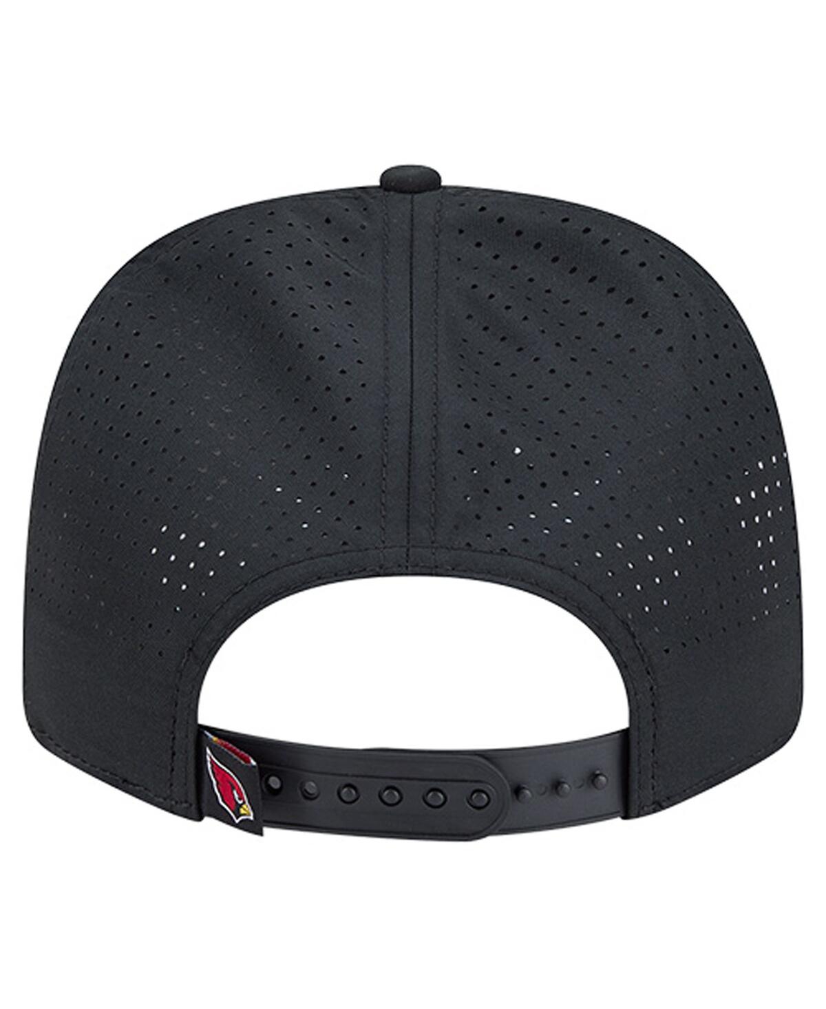 New Era Men's Black Arizona Cardinals Script 9seventy Adjustable Hat In Black