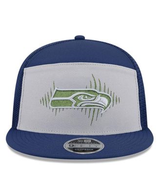 Men's Wolf Gray Seattle Seahawks 2025 Rivalries Collection Team Split Panel 9FIFTY Snapback Hat