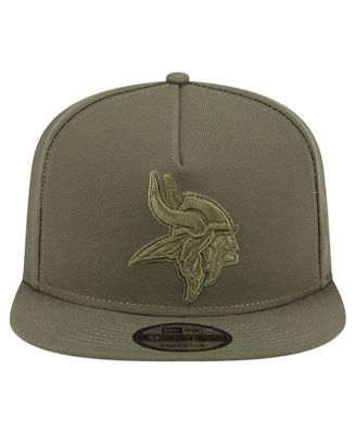 Big Boys and Girls Olive Minnesota Vikings Color Pack A-Frame 9FIFTY Snapback Hat