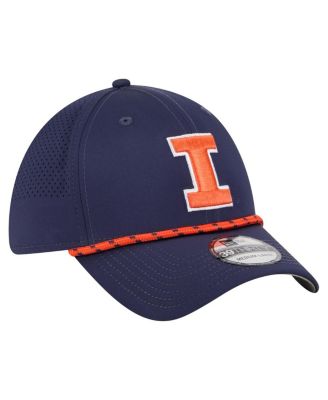 Men's Navy Illinois Fighting Illini Rope 39THIRTY Flex Hat