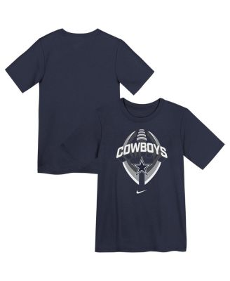 Nike - Preschool Navy Dallas Cowboys Icon Legend Dri-FIT T-Shirt