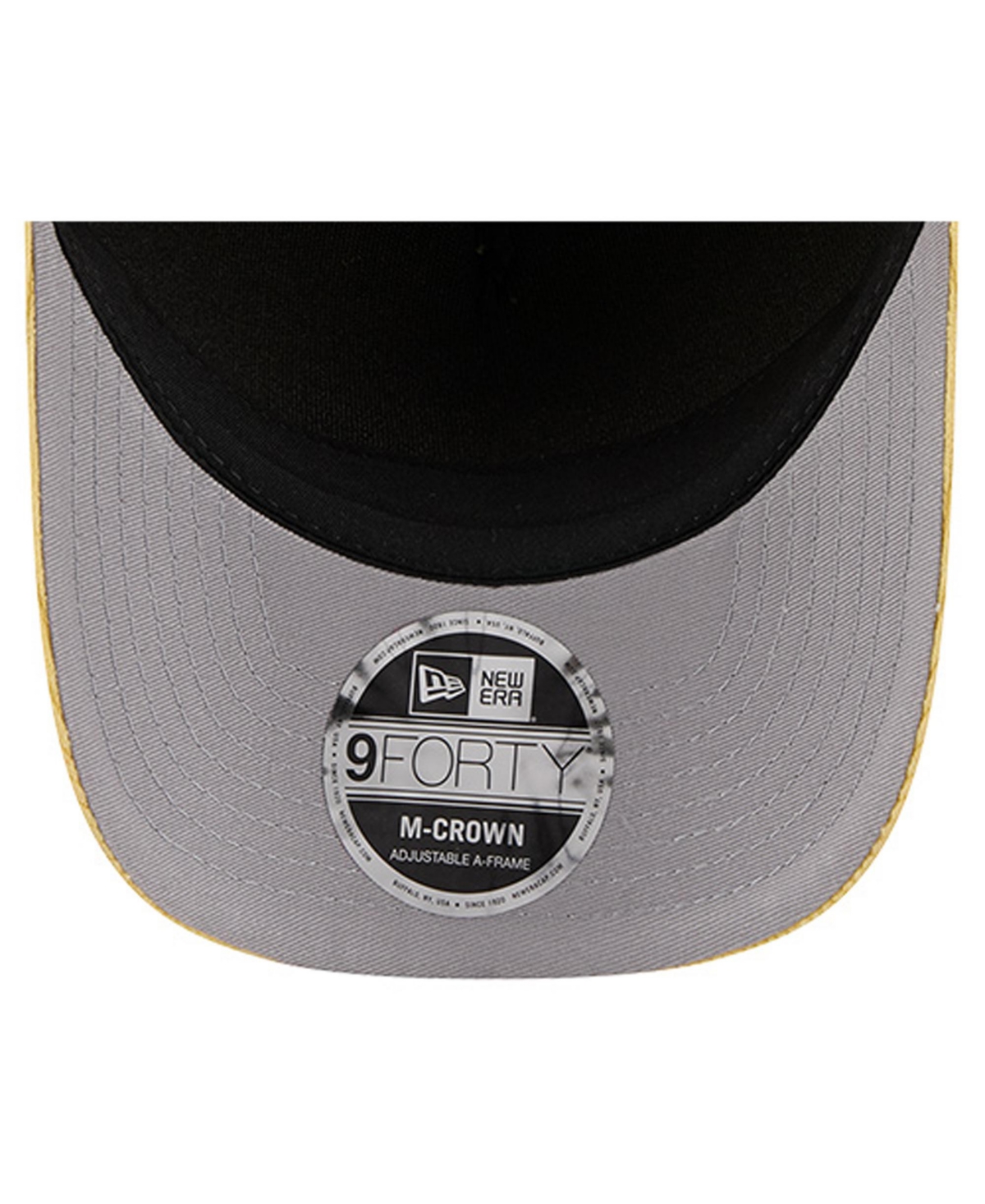 New Era Men's Gold Green Bay Packers Cord Corduroy 9FORTY A-Frame Adjustable Hat