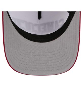Men's White/Garnet South Carolina Gamecocks Arch Two-Tone Rope 9FORTY A-Frame M-Crown Adjustable Hat