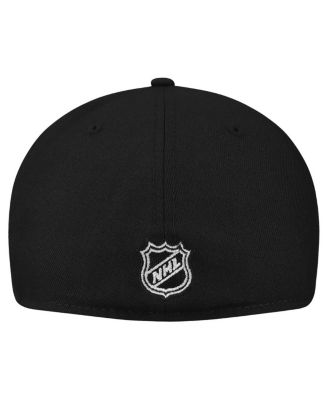 Men's Black Los Angeles Kings Oversized Vintage Arch 59Fifty Fitted Hat