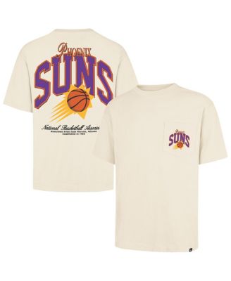 '47 Brand - Men's and Women's Cream Phoenix Suns Crossover Collection Foundation Pocket T-Shirt