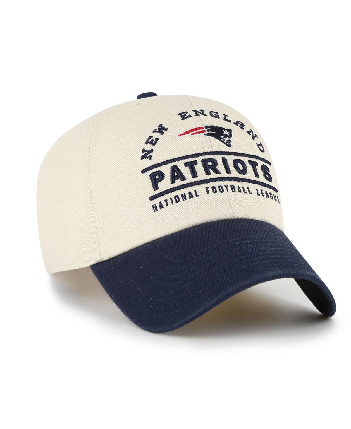 '47 Brand Men's Natural New England Patriots Windham Clean Up Adjustable Hat