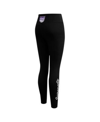 Women's Black Sacramento Kings Paint the City Tri-Blend Jersey Leggings