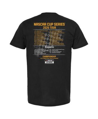 Men's Black NASCAR 2026 Schedule T-Shirt