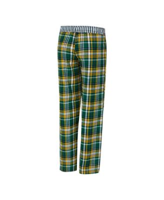 Women's Green Bay Packers Laney Plaid Tri-Blend Pants