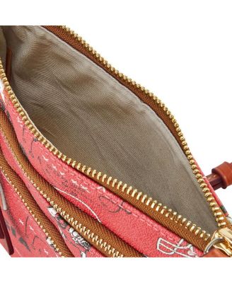 Georgia Bulldogs Football Halftime Triple Zip Crossbody Bag