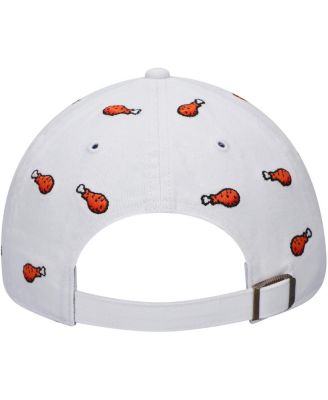 Women's White Buffalo Bills Team Confetti Clean Up Adjustable Hat