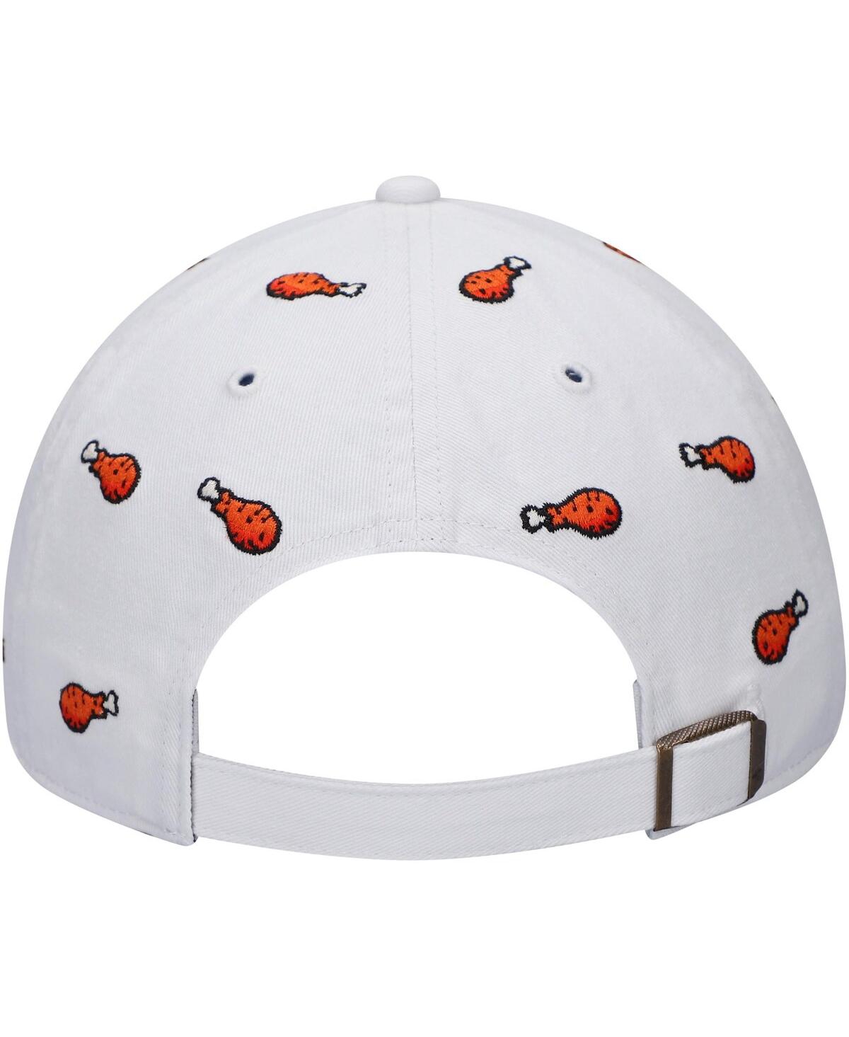 47 Brand Women's White Buffalo Bills Team Confetti Clean Up Adjustable Hat In White