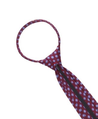 Boys' Pre-Tied Adjustable Fit Zipper Tie
