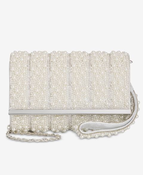 Женский клатч I.N.C. International Concepts Caitlin Pearl Clutch, цвет: Жемчужный