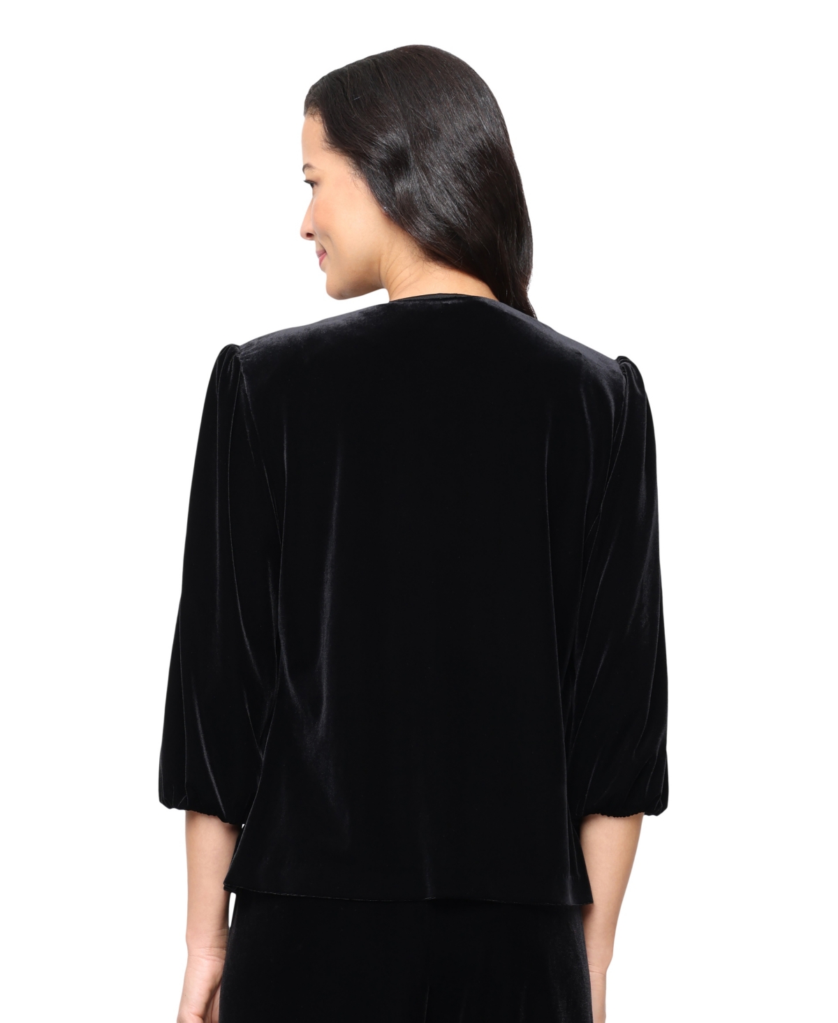 Alex Evenings Women's Stretch Tank Top and Jacket Twinset