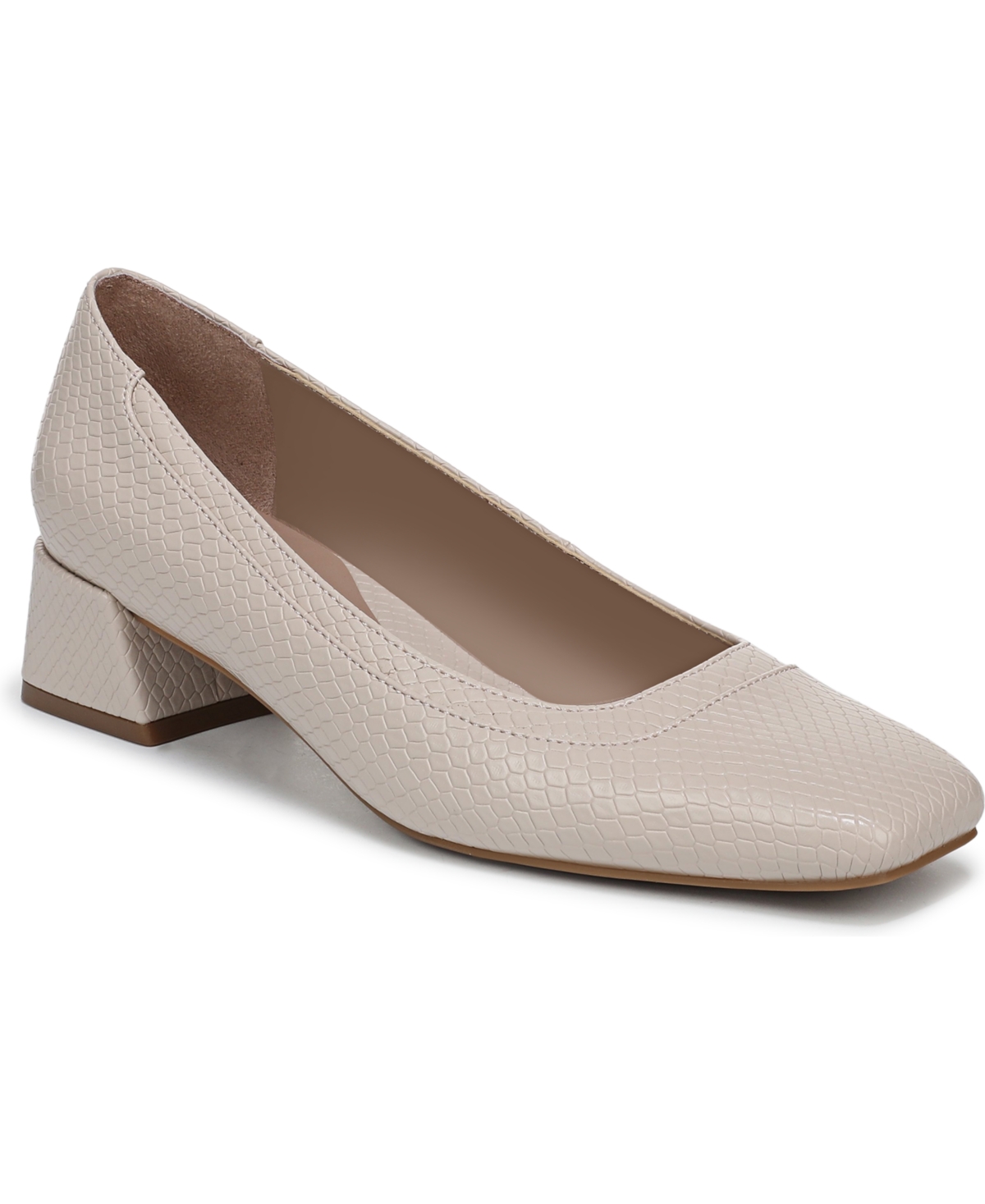 Naturalizer Women's Huntley Square Toe Block Heel Pumps In Animal Print