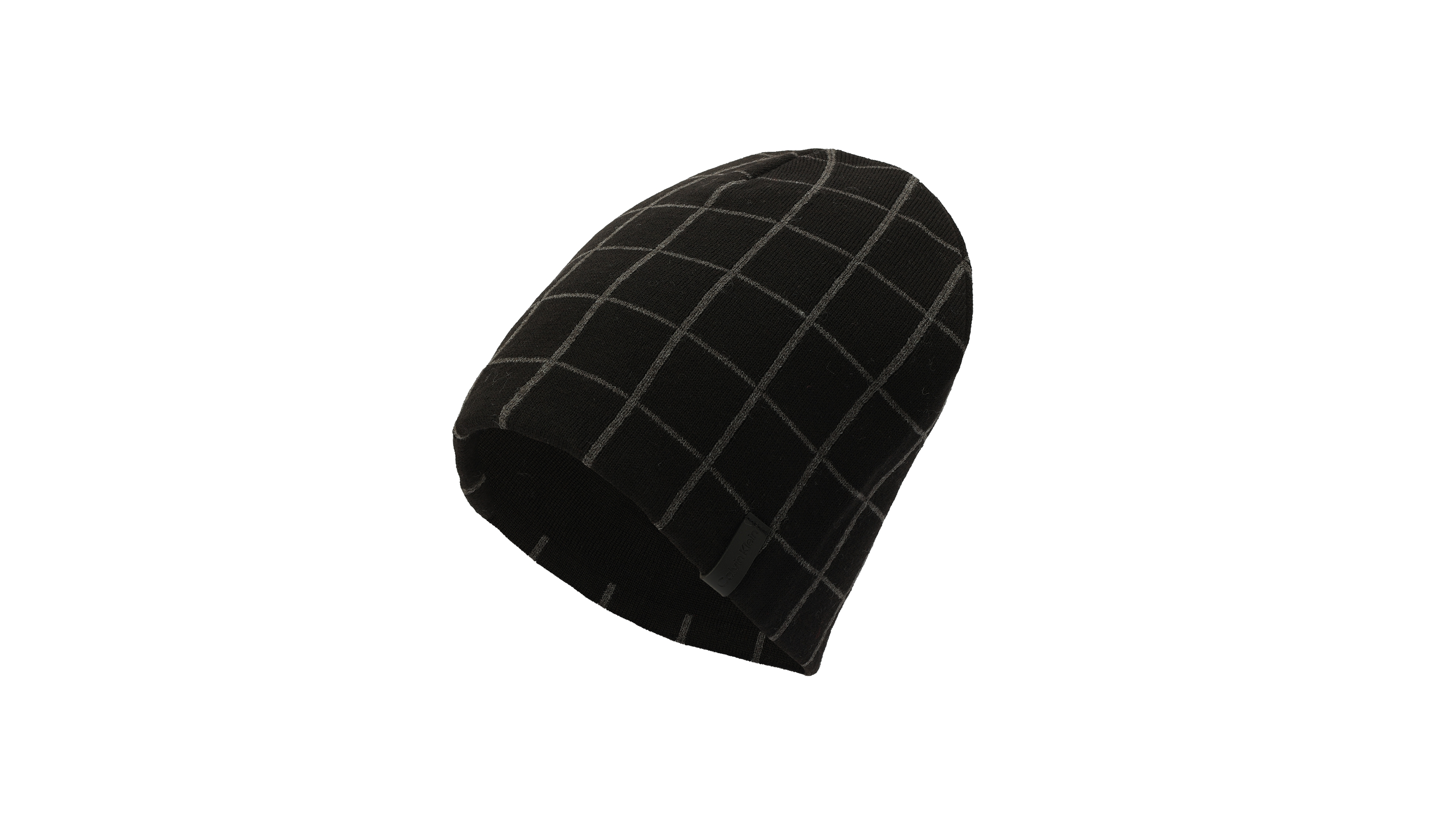Calvin Klein Men's Window Check Cuff Hat